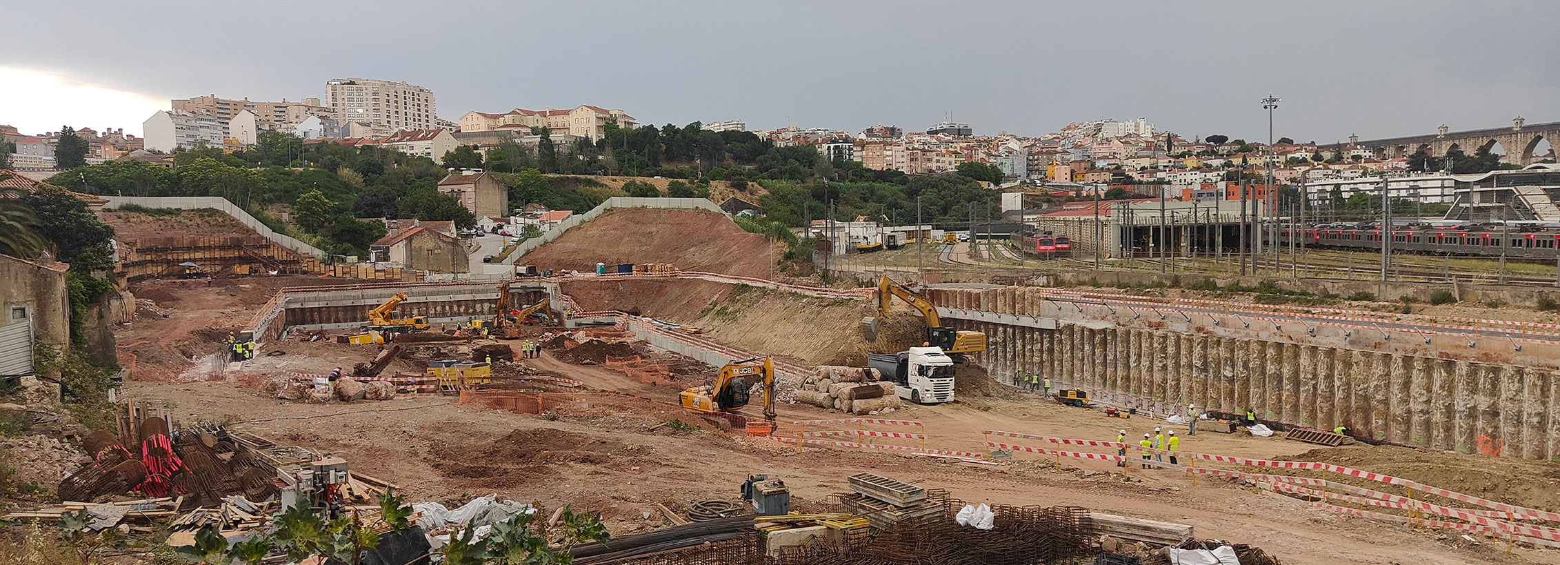 Obra de Campolide do Plano Geral de Drenagem de Lisboa