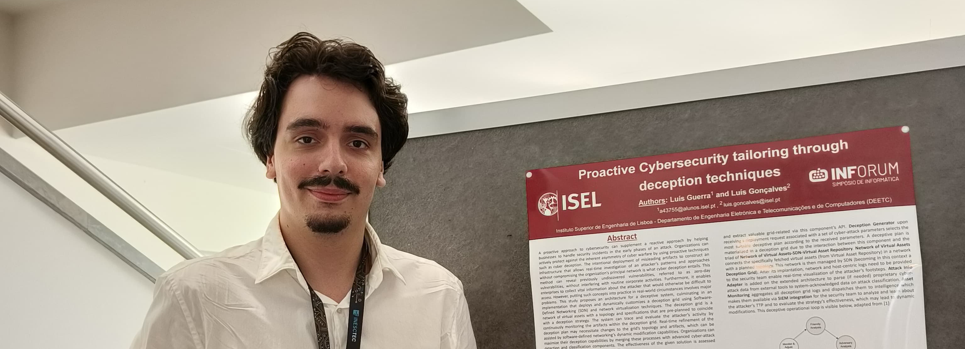 Luís Guerra vence best student paper 2023 no INForum2023