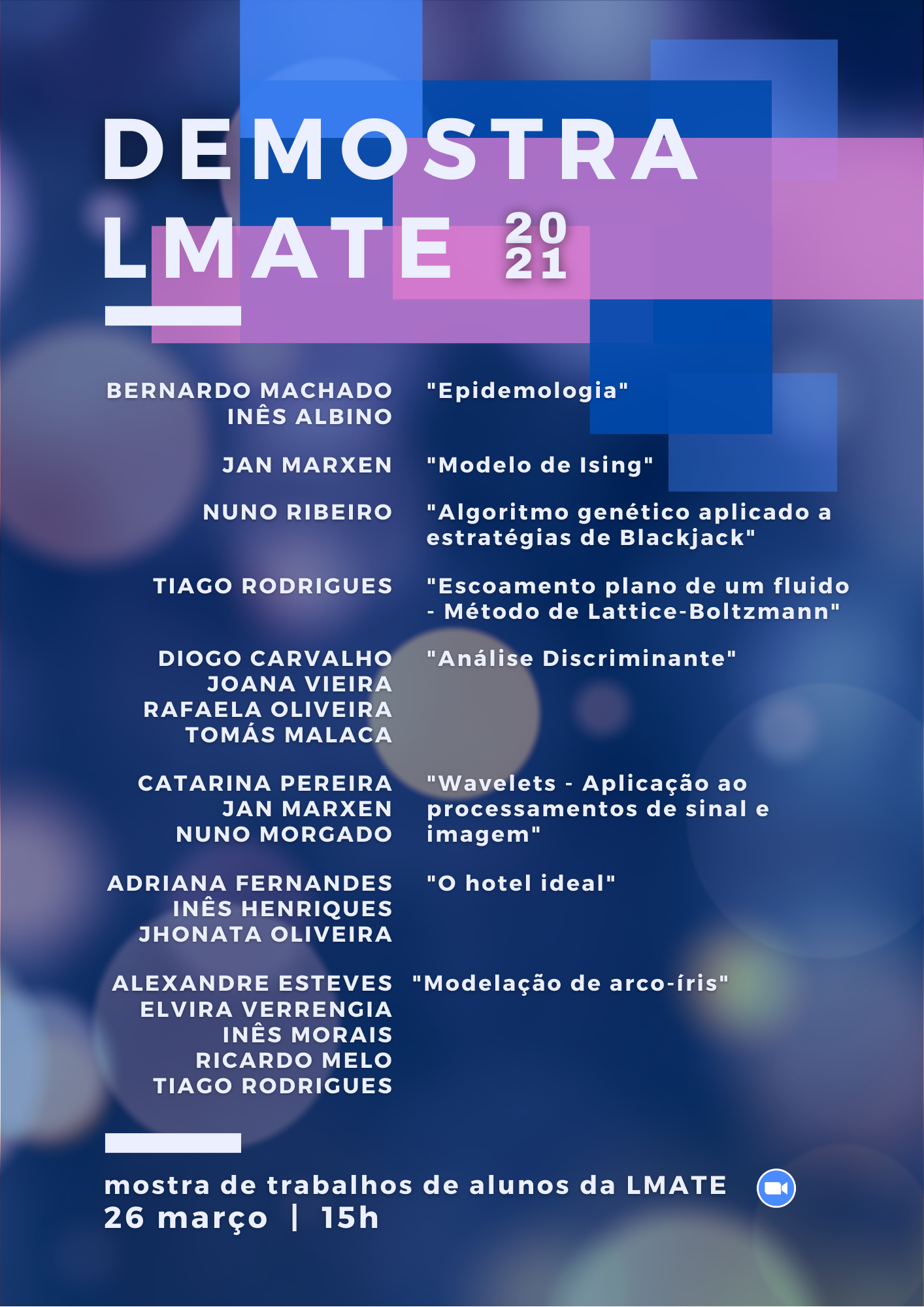 Demostra LMATE 2021 cartaz