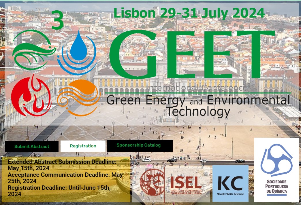 3rd International Conference on Green Energy and Environmental Technology (GEET-24)