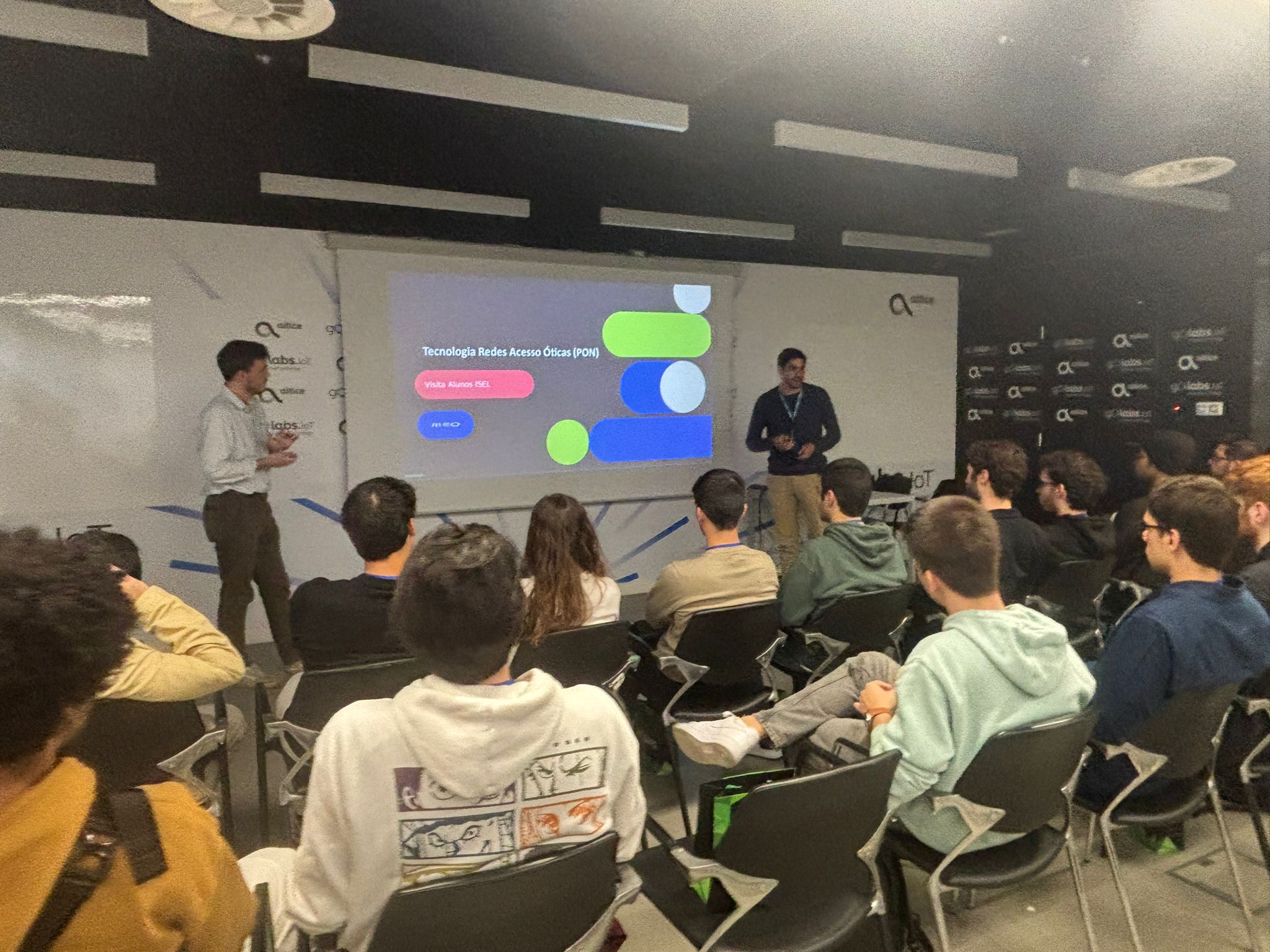 Exploração de infraestruturas de comunicação avançadas: visita técnica à Altice/MEO
