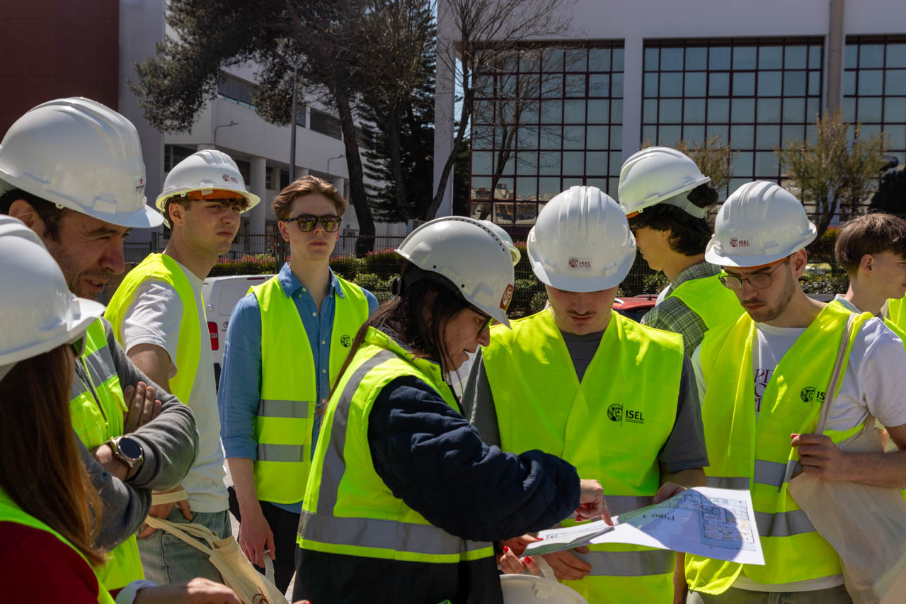 Estudantes Belgas de Imobiliário e Construção Sustentável visitam o ISEL no âmbito do “Learning Festival”