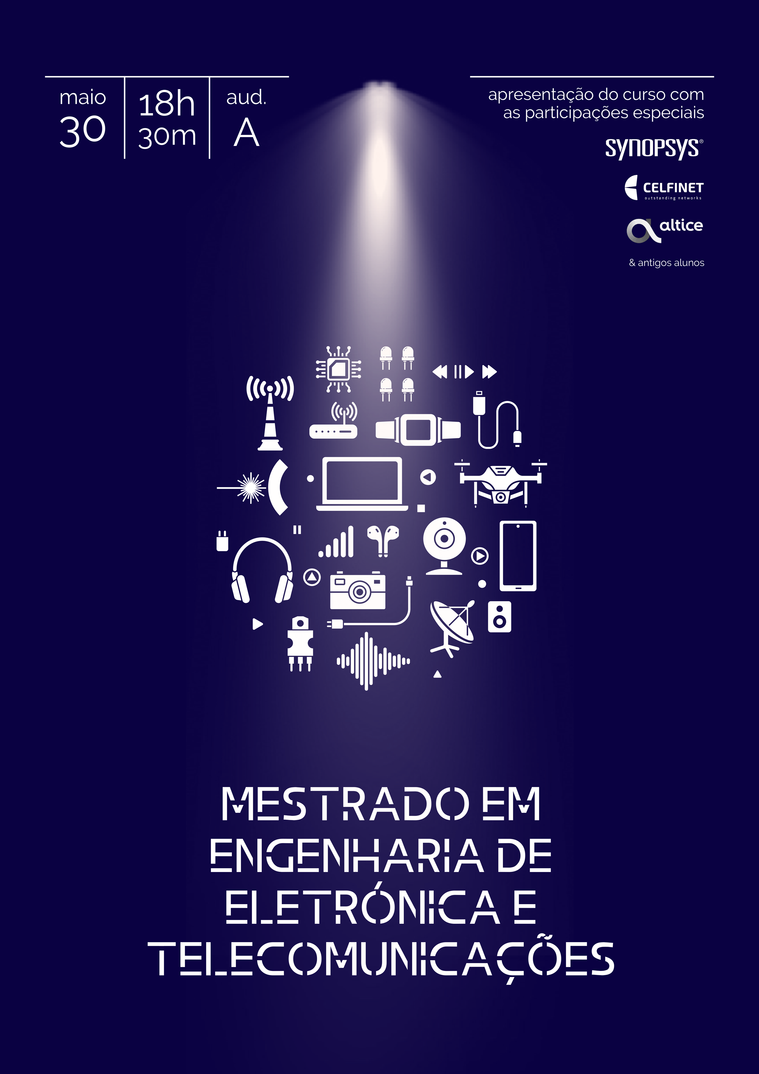 Sessão de apresentação do Mestrado em Engenharia Eletrónica e Telecomunicações