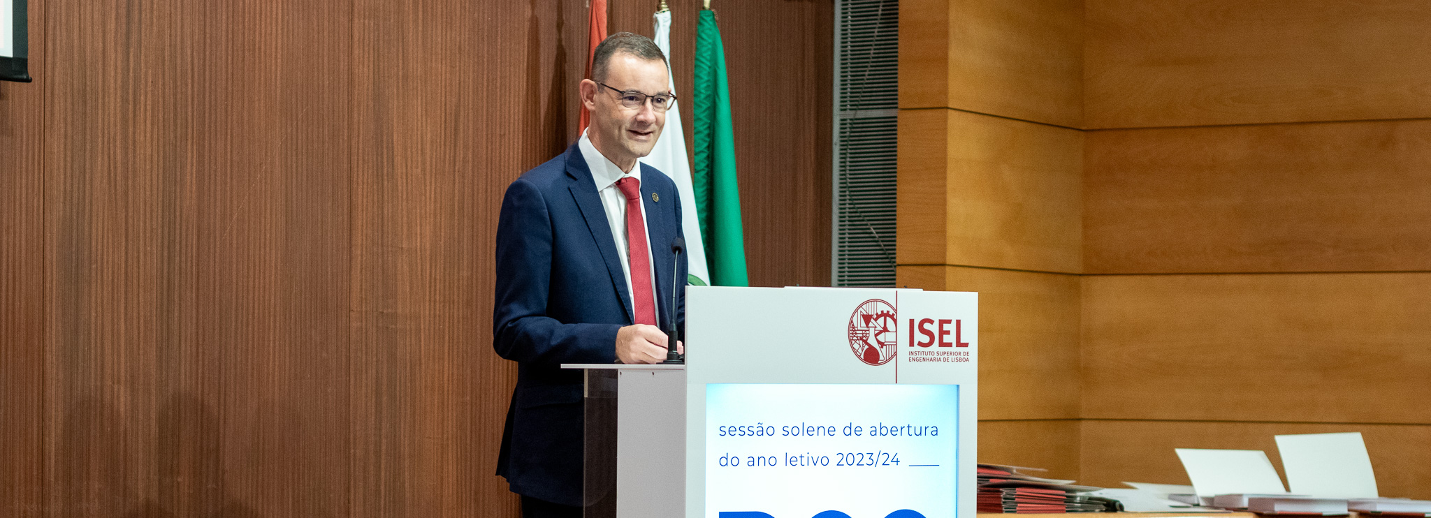 Presidente do ISEL, professor José Nascimento
