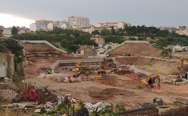 Obra de Campolide do Plano Geral de Drenagem de Lisboa